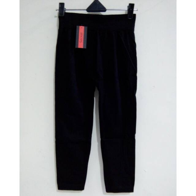 Legging Polos Import Hitam Premium Legging Panjang Basic Wanita By Secret