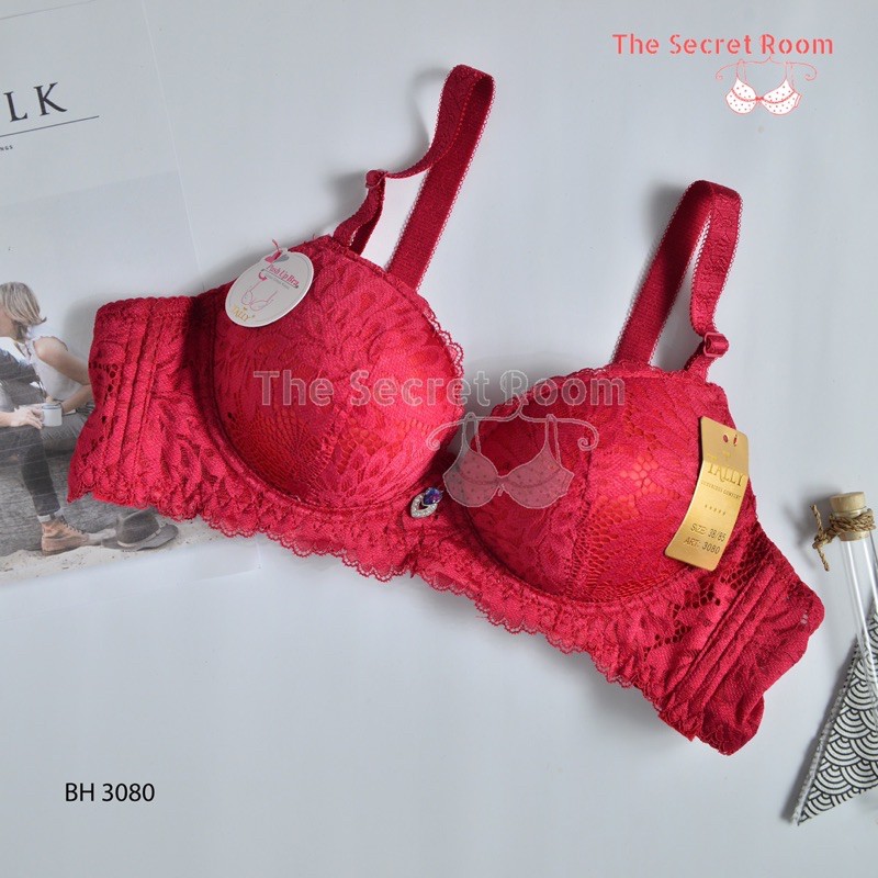 TALLY BRA BH PUSH UP 3080 I BUSA TEBAL I CUP B BESAR | TANPA KAWAT I SIZE 36-40