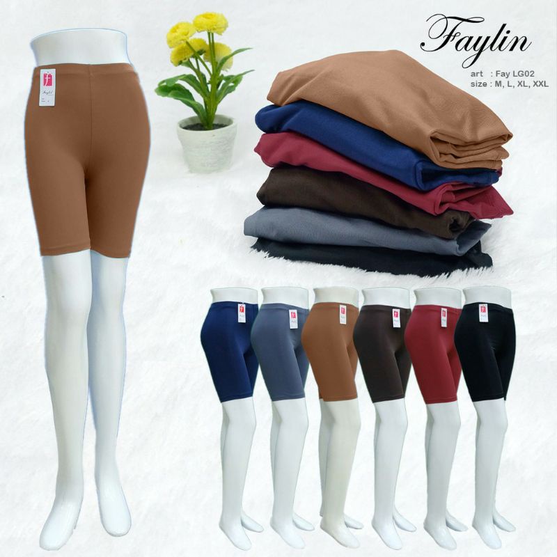 FAYLIN | Celana Short Dewasa/Model Celana Ketat/Short Faylin/ LG02