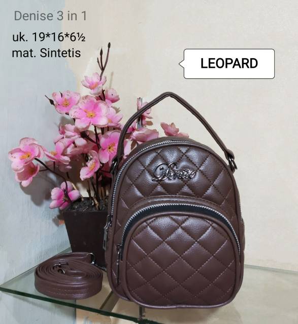 RANSEL WANITA DENIS TYPE JC TW 9332 8802 GC DJAY R PU LEATHER TERBARU TERMURAH POPULER