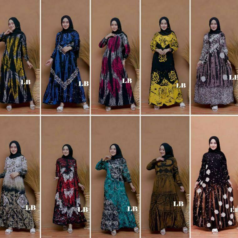 ✘ GAMIS RAYON TWILL TERMURAH || Original syar'i || DRESS VANESSA ANGEL //VQJ Sale