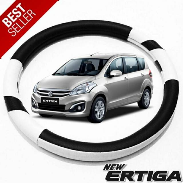 Sarung Setir Cover Stir pelindung steer mobil Suzuki Ertiga putih GX GL Sport