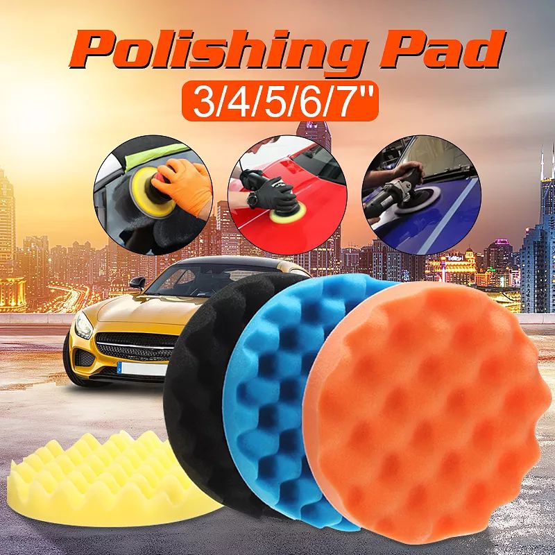 Busa Poles Sponge Polishing 6 / 7 inch mobil motor dll.