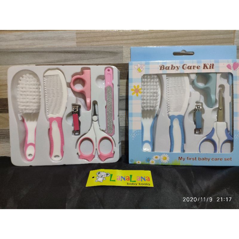 LZ.N45 baby care gift set 6in1. ready Surabaya gunting kuku bayi murah