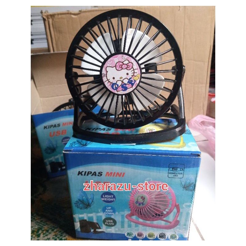 Kipas Angin Bahan Plastik / Portable USB Mini Fan