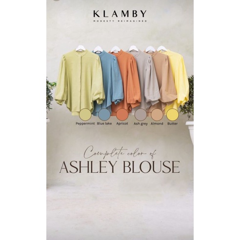 Ashley Blouse Loly Machiato wearing klamby