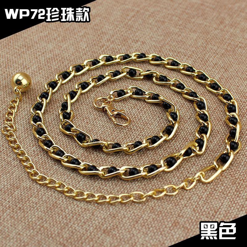 ✅COD [BBS] Ikat Pinggang Belt Rantai Slim Model Mutiara Imitasi Fashion Wanita