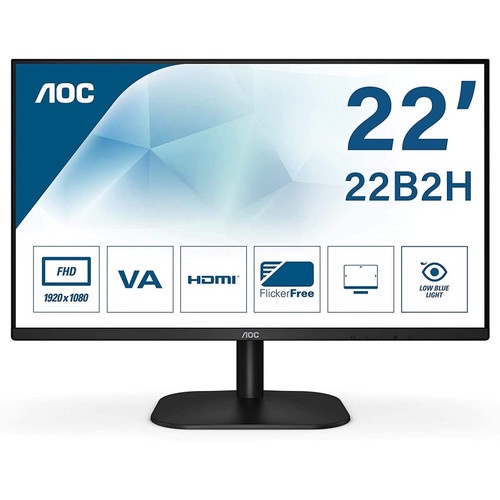 AOC 22B2HN 22&quot; LED Monitor 75Hz HDMI Low Blue Light