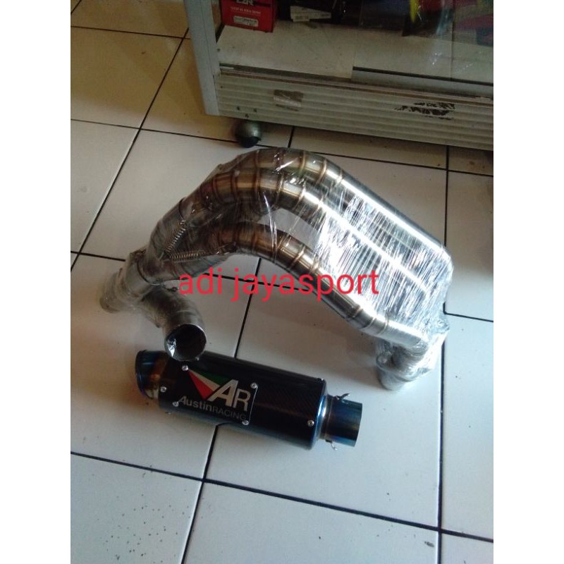 Knalpot racing zx25r austin racing pemasangan mudah