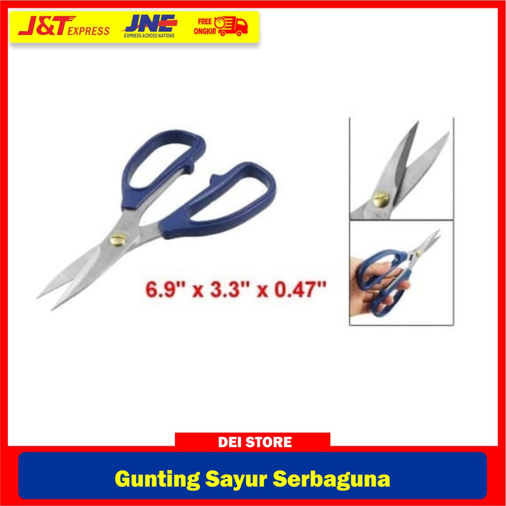 

(BISA COD) Gunting Dapur Tajam dan Serbaguna / Langyan Scissors / Gunting Sayur