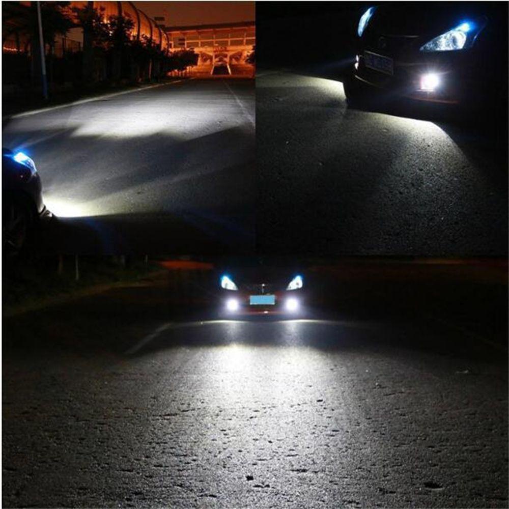 Populer 2Pcs/Set Lampu Kabut Mobil 2Pcs COB LED Super Terang DRL