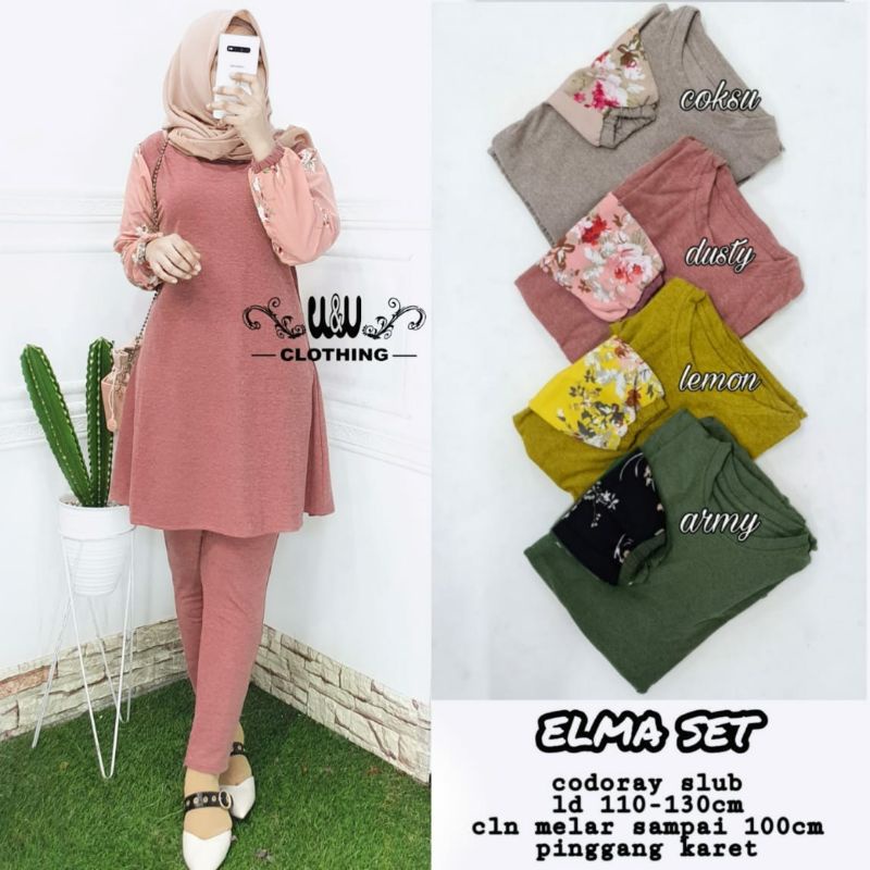 Elma Set Setelan Celana by Valent