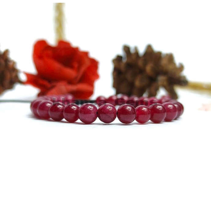 Gelang Tasbih Natural Red Agate Dim 6 Mm Model Tali Serut Tampil Keren Dan Gaya Aksesories Gelang Perhiasan Batu Giok