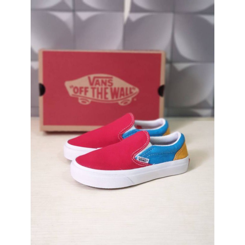 SEPATU ANAK SLIP ON VANS PREMIUM HIGH QUALITY SEPATU ANAK ANAK KADO