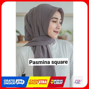 Pashmina square 180x75 cm ceruty baby doll premium | pashmina instan | shawl