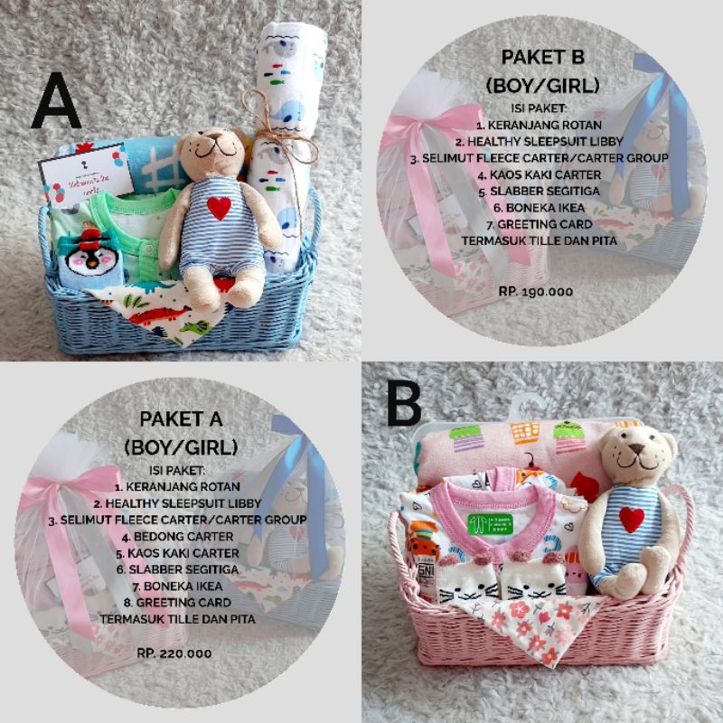 Baby Hampers Bayi Paket Kado Parsel Bayi New Born Bingkisan Bayi