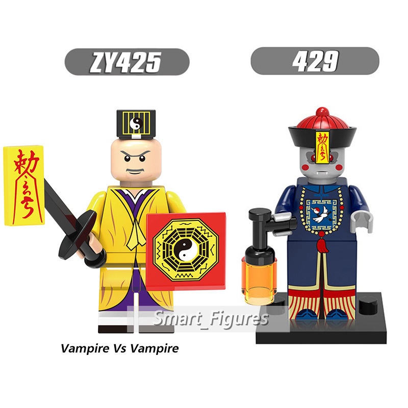 Mini Figures Zombie Vampire One-Eyebrow Priest Warna Hitam Untuk Hadiah