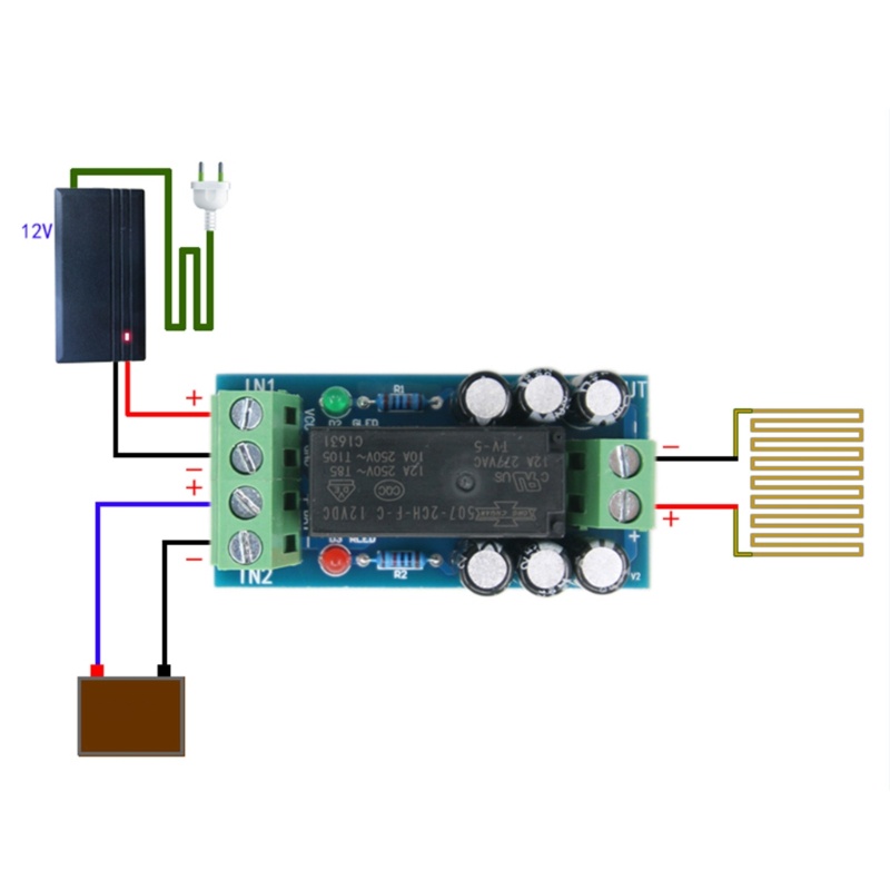 Zzz XH-M350 Modul Switch Power Baterai Cadangan Otomatis