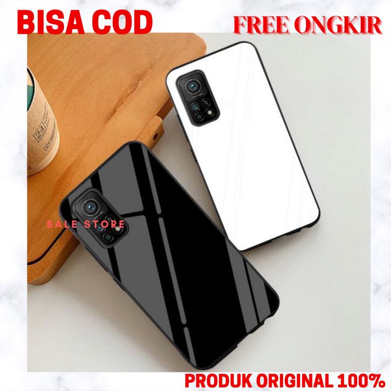 CASING XIAOMI MI 10T / MI 10T PRO PREMIUM GLASS CASE SOFT COVER