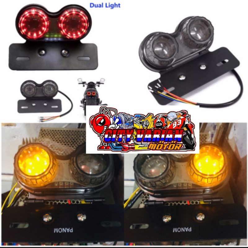 Stoplamp Sparklet Tail Light Lampu Belakang Classic Retro Japstyle