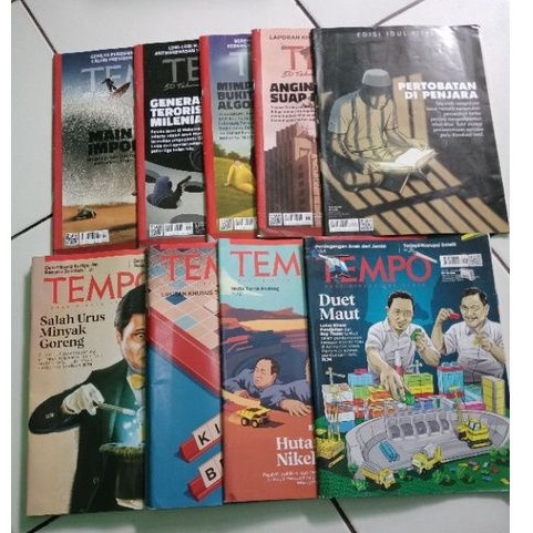 Majalah Tempo Edisi 2021 - Edisi 2022