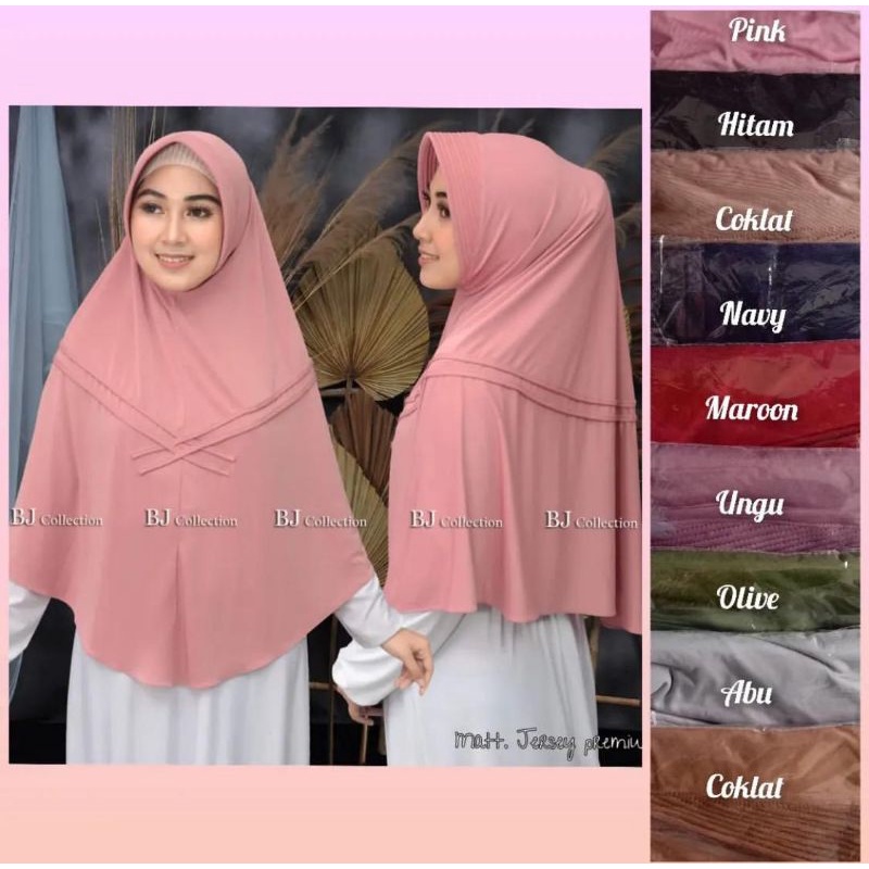 hijab jilbab bj collection garis