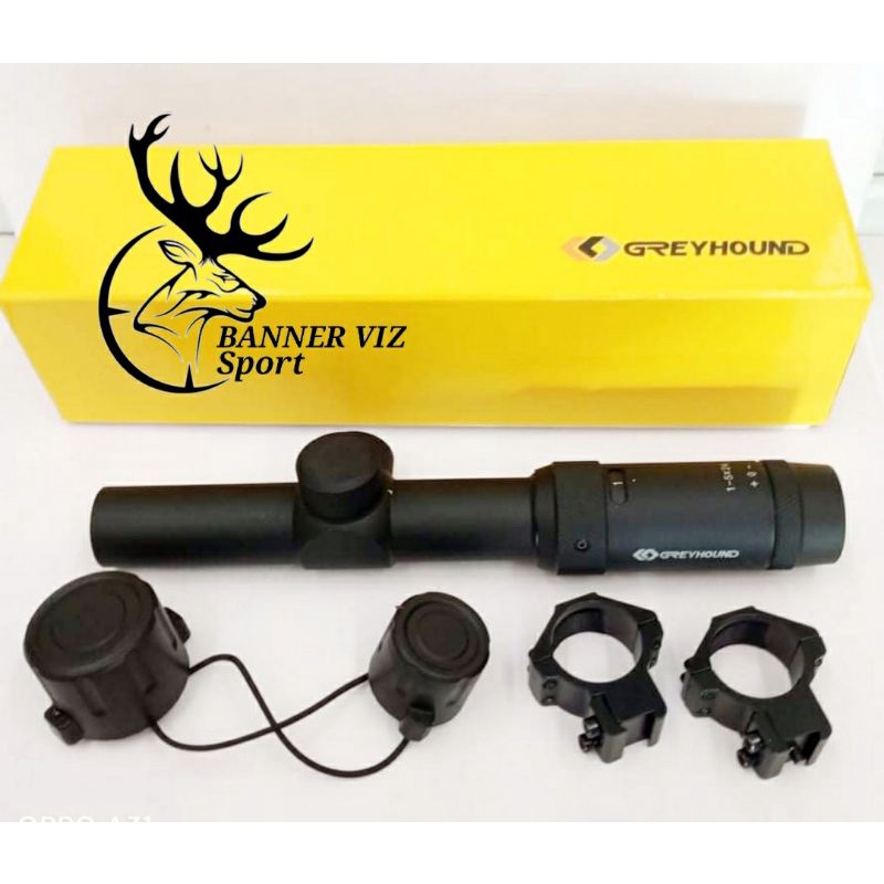 TELESKOP GREYHOUND 1-5x24wa-greyhon buntung
