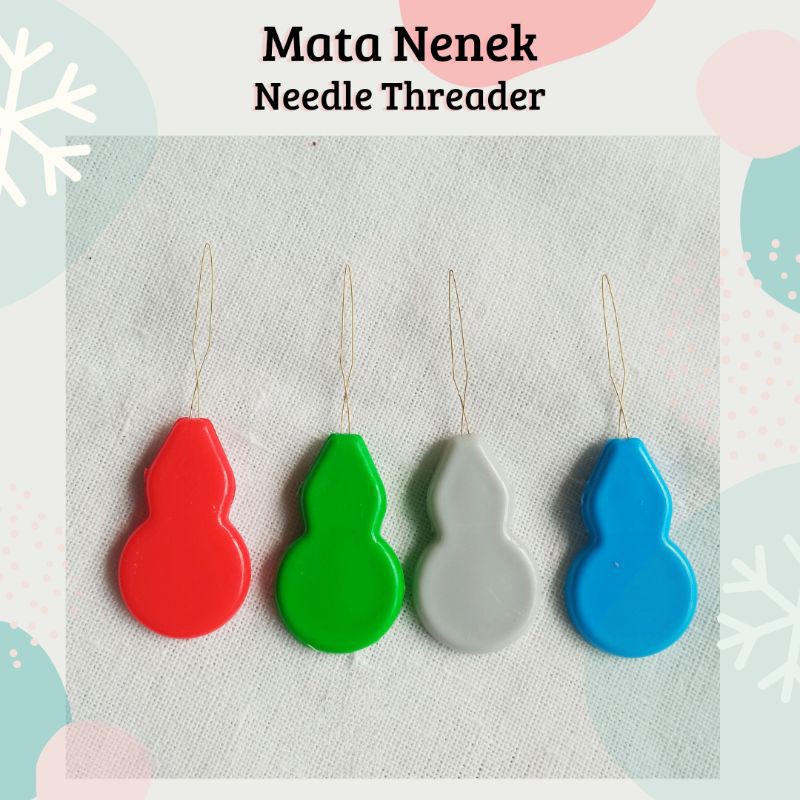 Mata Nenek Plastik Besar - Needle Threader