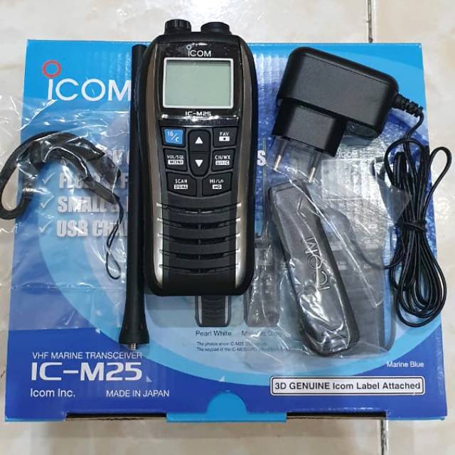 HT ICOM IC M25 VHF MARINE MURAH - HT WATERPROOF ICOM IC-M25 MURAH HT ICOM IC M25 BUKAN ICOM M24