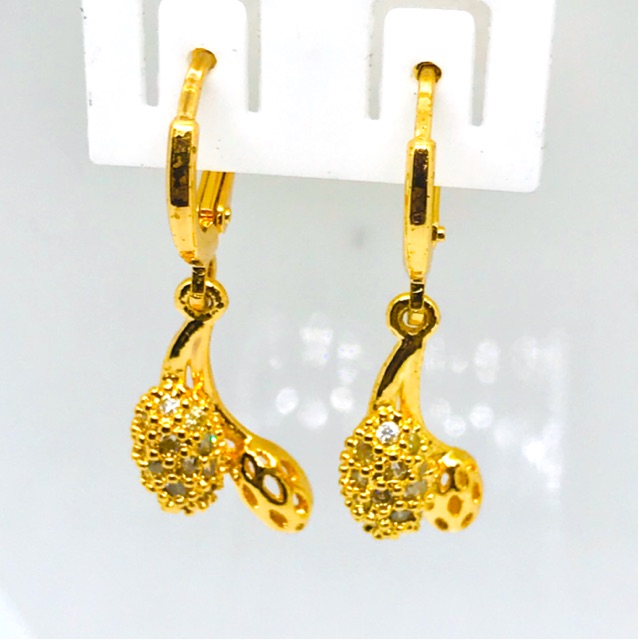 Anting wanita // anting jurai // anting permata // perhiasan lapis emas //anting