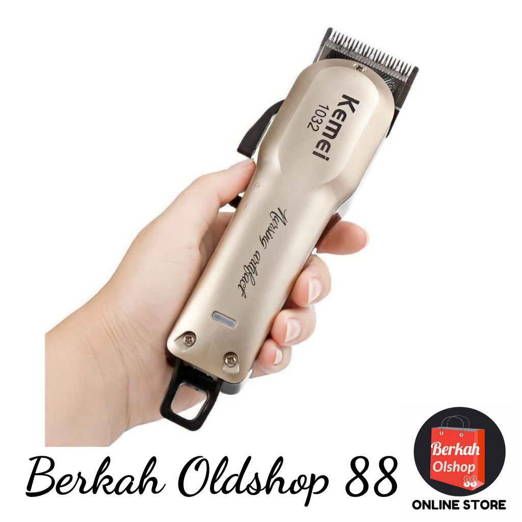 Berkah Oldshop 88 - Alat Cukur Rambut Kemei KM 1032 Clipper Kemei KM1032 Professional