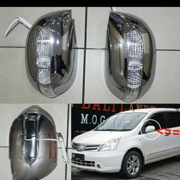 Cover Spion Model Lampu Grand Livina Chrome