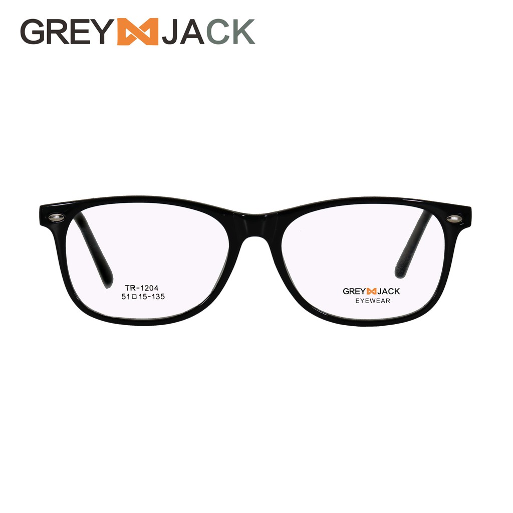 

Grey Jack Frame Kacamata Fashion TR90 Ringan dan Kuat untuk Pria & Wanita dengan Lensa Normal 1204