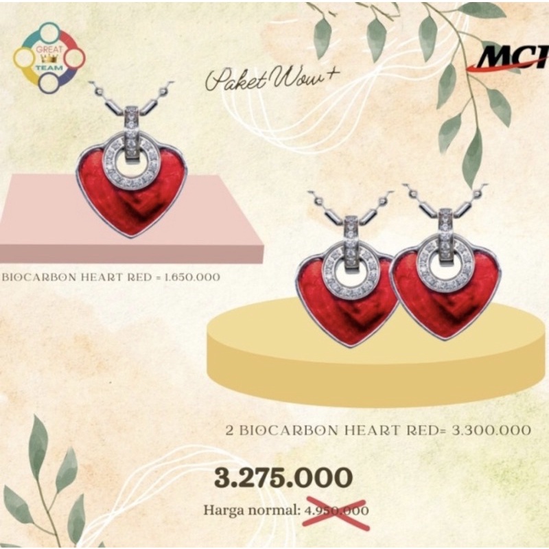 Paket Murah 3 Kalung Kesehatan Produk Original MCI 100%