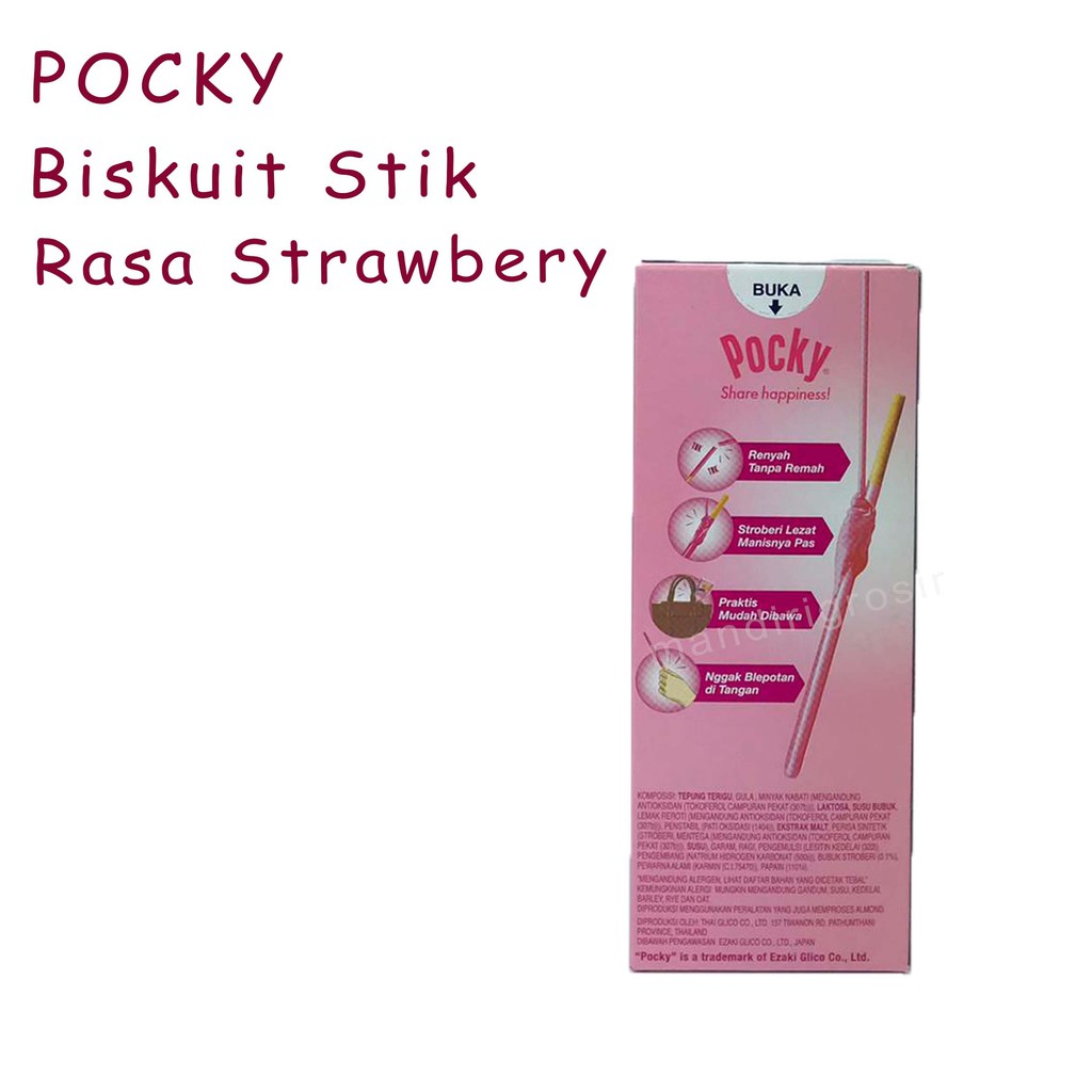 BISKUIT STIK *POCKY STRAWBERRY * RASA STRAWBERRY * 21g