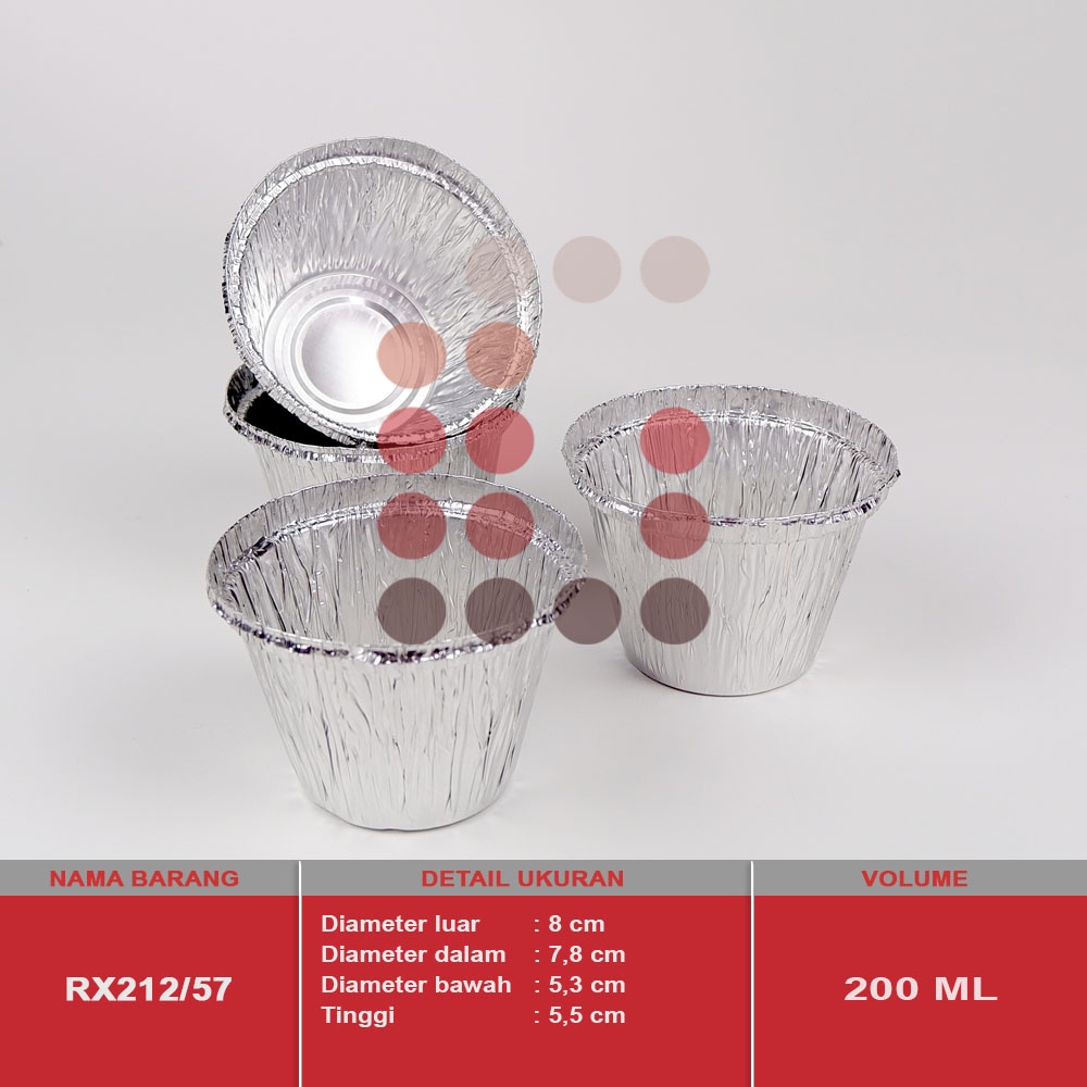 alumunium foil cup RX 212 zuppa soup