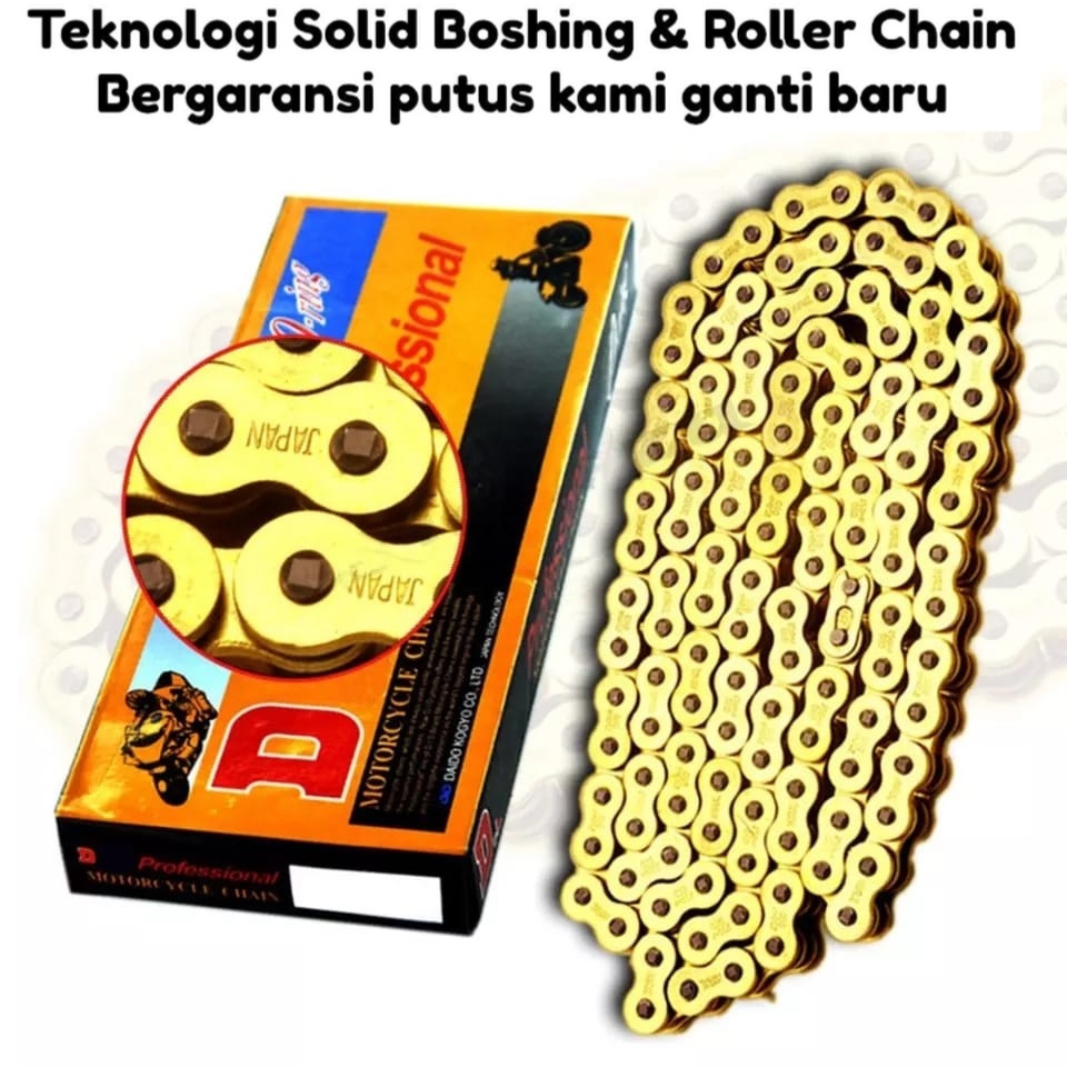 Rantai DID 520 hsbt rante gear did ninja250 z250 r25 mt25 Gdm