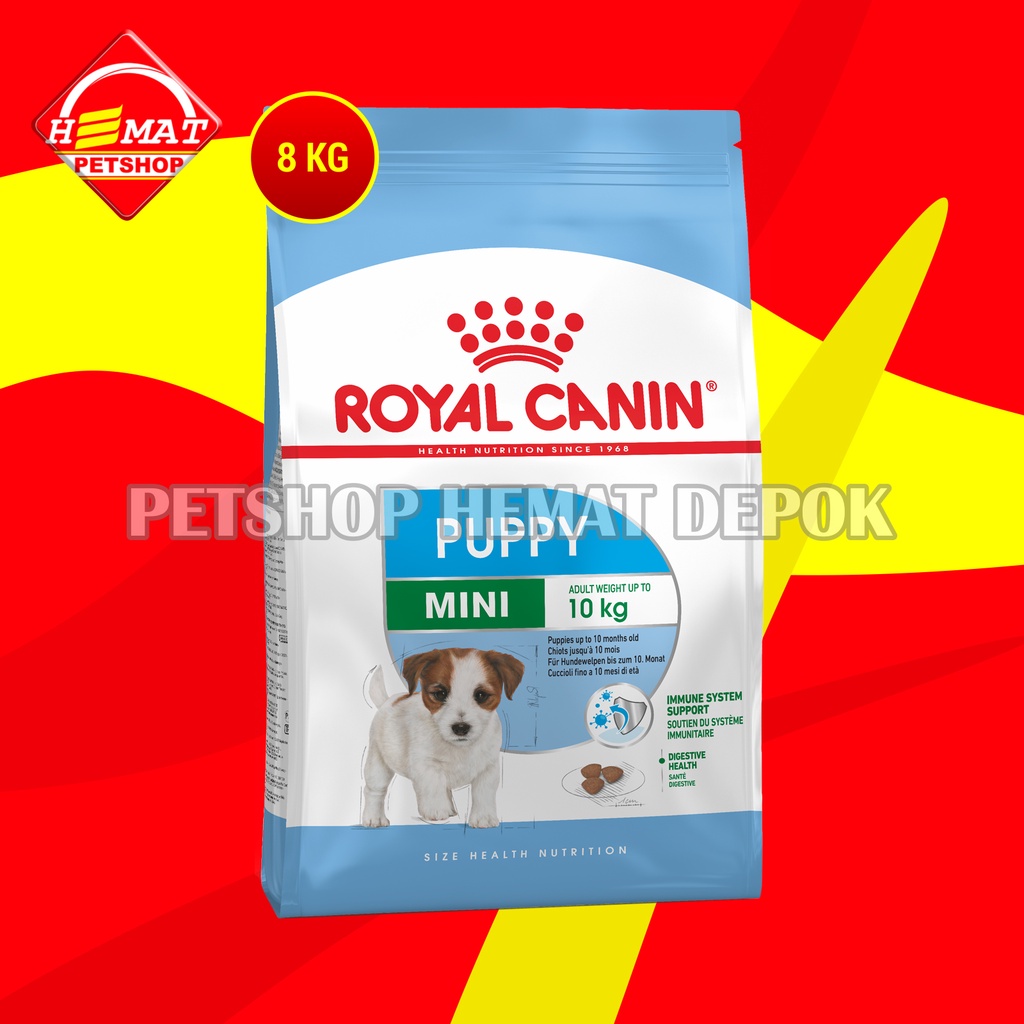 Makanan Anjing Royal Canin Mini Junior 8 Kg Mini Puppy 8Kg