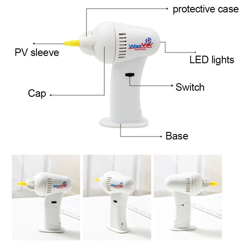 Pembersih Kotoran Telinga Cleaner Electric Silicone Ear Wax Vacuum