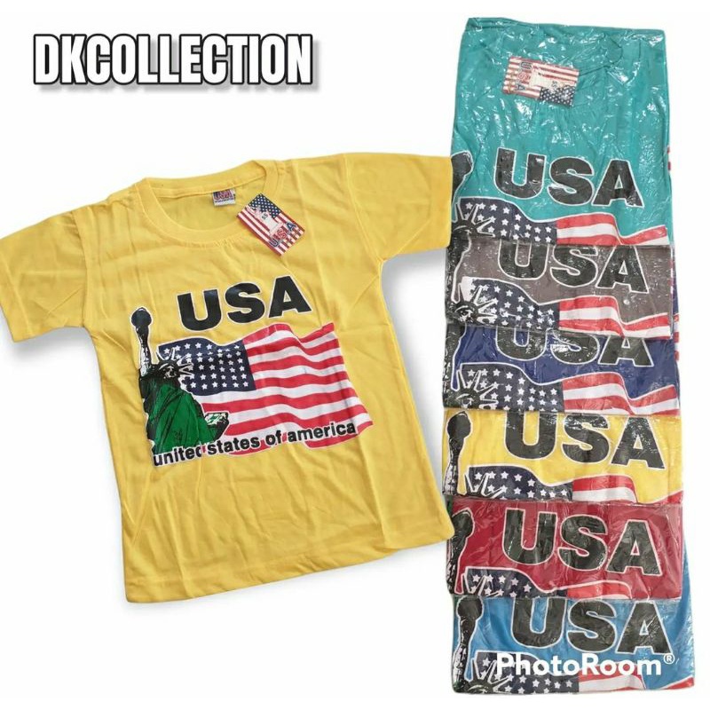 KAOS ANAK AMERIKA SOUVENIR KAOS ANAK USA SOUVENIR BAJU ANAK USA BAJU ANAK AMERIKA