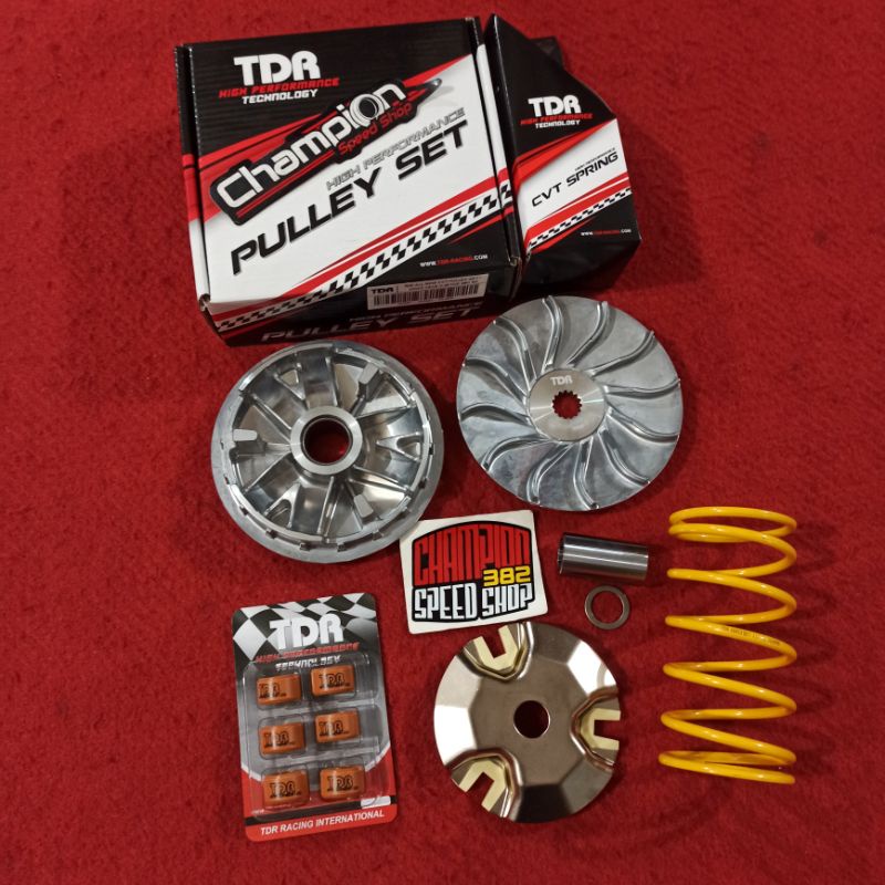 Paket Pulley Roller Per CVT TDR Racing Yamaha Fazzio 125