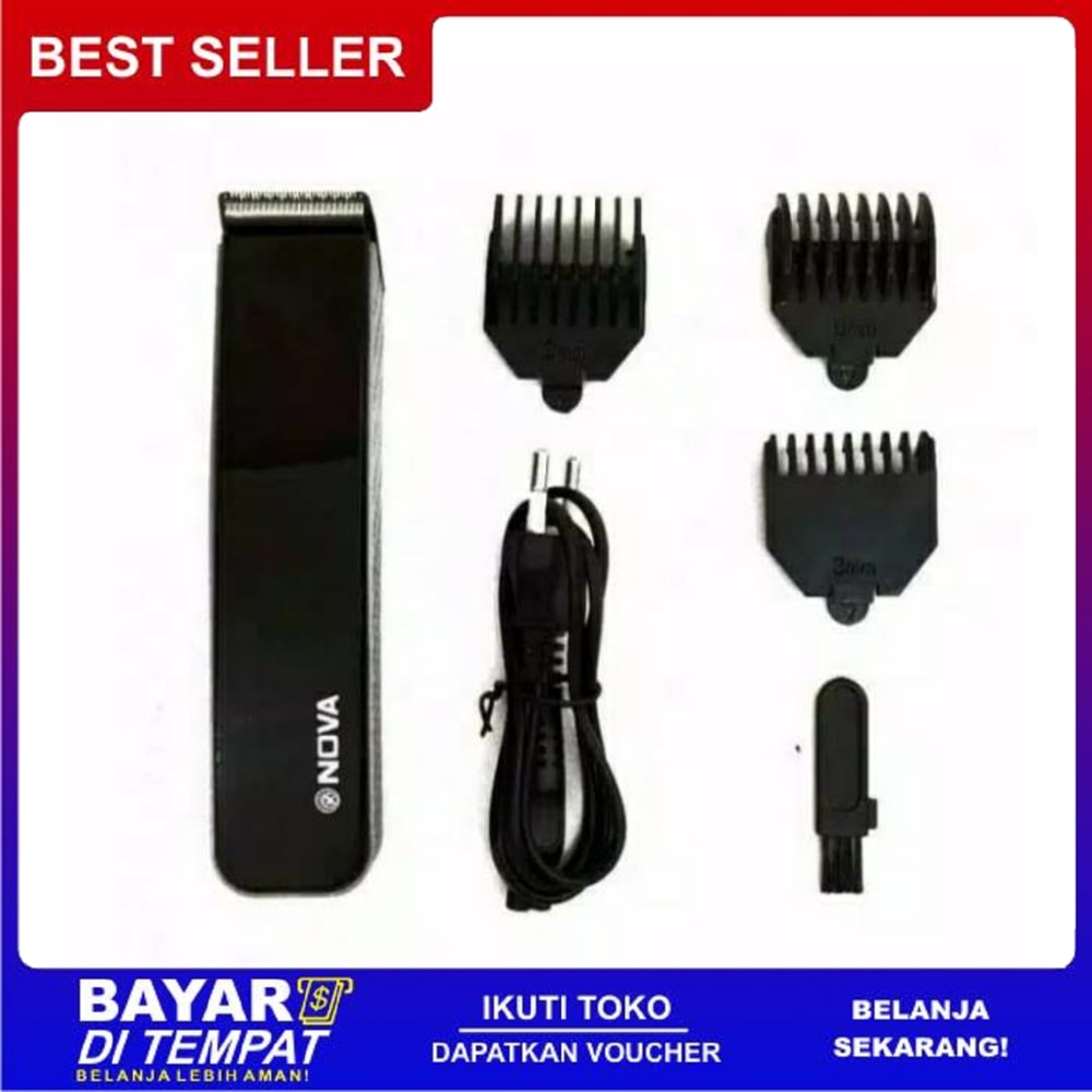 Alat Cukur Rambut Kumis Jenggot NOVA 216 Hair And Bread Trimmer Clipper FF