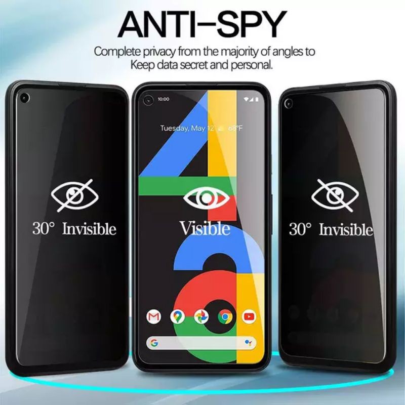 ANTI SPY Tempered Glass SAMSUNG A03s/A02S/A23/A22/A12/A13/A14/A32/A52/A72/A11/A72/A21S/A51/A71/A70/A80/A50/A02