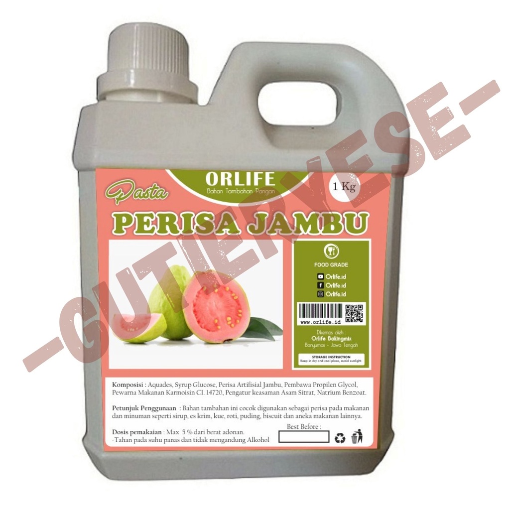 

⭐4.4 F⚡ash sale Perisa Minuman VIRALL!!! Perisa ORLIFE Jambu Biji 1 kg Pasta Perisa Guava Untuk Minuman Es Untuk Makanan Pasta Orlife jambu Biji guava 1Kiloan