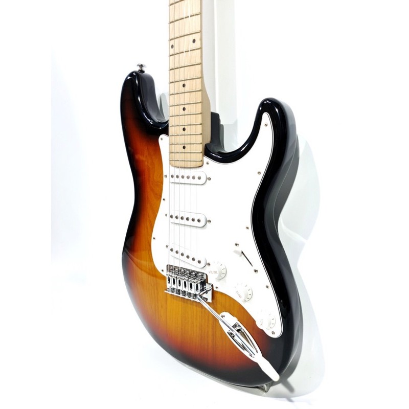 Gitar Elektrik Merk Fender StratoCaster Bonus Tas dan Kabel Jack Listrik Strato Caster Murah Jakarta