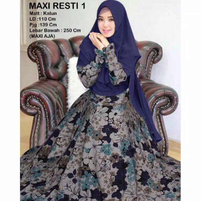 Gamis Resti Katun Tebal