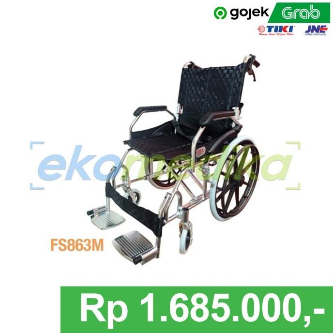 Jual Kursi Roda Lipat Aluminium Gea Fs M Wheelchair Roda Besar