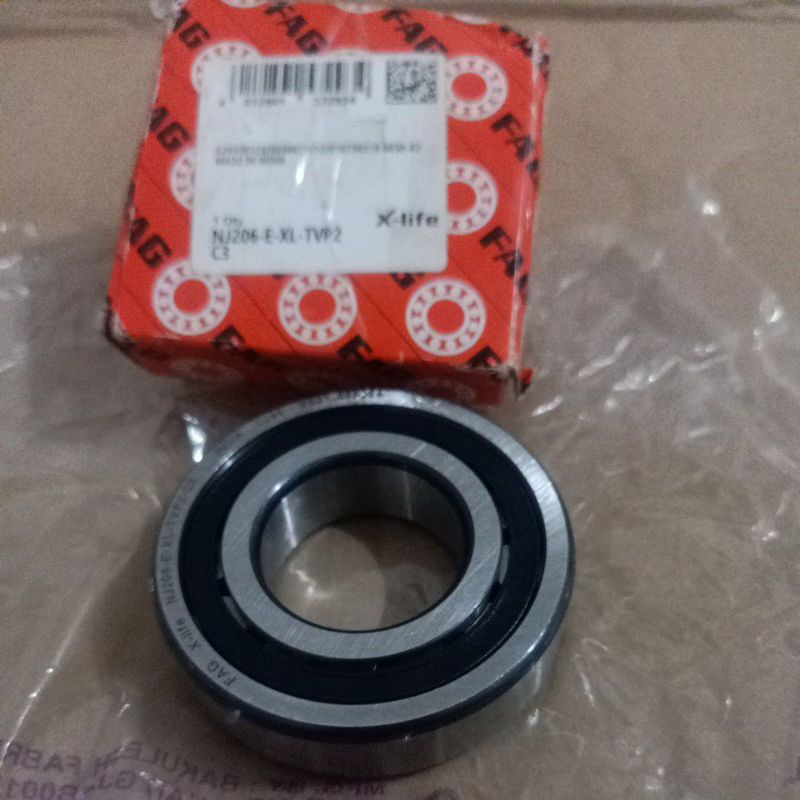 NJ 206 E-XL-TVP2 C3 FAG Cylindrical Roller Bearing Single Row