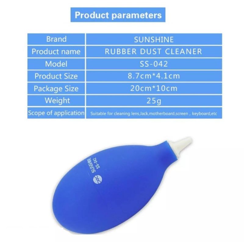 Alat Pembersih Debu Shunshine SS-042 Rubber dust Cleaner Sponge