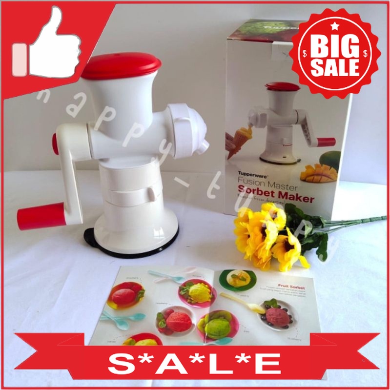 Tupperware Fusion Master Sorbet (alat pembuat sari buah es) Tupperware Original